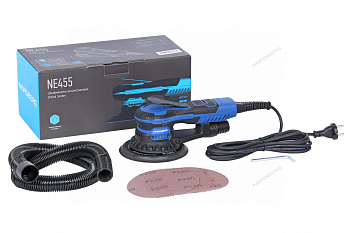 Шлифмашина  Ø 150мм, 5мм ход эксцентрик, 4000-10000 об/мин, 1020Вт NORDBERG NE455