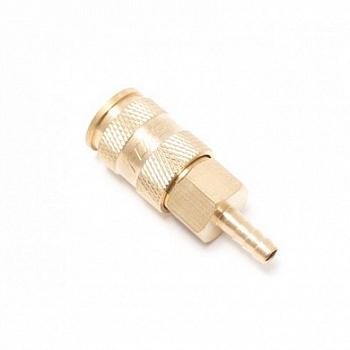 Быстроразъем пневматический с клапаном-"елочка" 8мм (латунь) Forsage F-BSE1-3SH