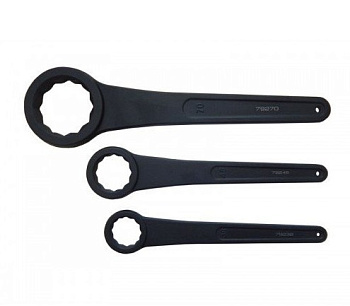 Ключ накидной ударный односторонний удлиненный 80мм (L-450мм) Forsage F-79280