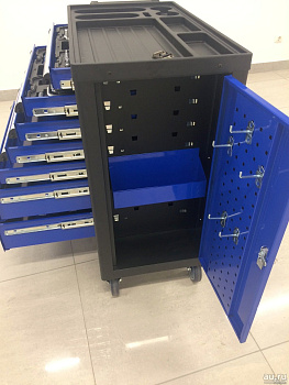 Тележка инструментальная 7 ящиков ТДМ 2507м