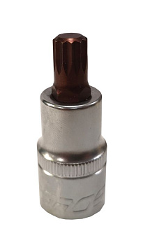 Головка-бита SPLINE 12-лучевая M10 1/2" (L-55мм) Forsage F-34805510 Premium