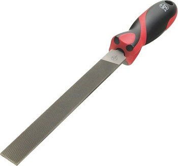 Напильник плоский 10"-250мм, на пластиковом держателе Forsage F-5056P110