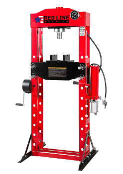 Пресс гидравлический  30 тонн пневмопривод Red Line Premium RHP30A