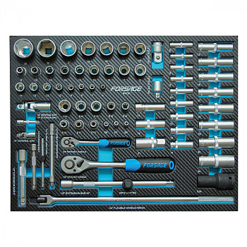 Набор инструментов в ложементе 70 пр. Forsage F-K4701