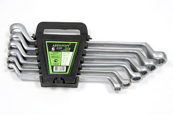 Набор ключей накидных 6 пр.(8-19мм)  AT 46060