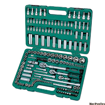 Набор инструмента 155пр. 1/4"&3/8"&1/2" (6гр.) (4-32мм) HONITON 4321551