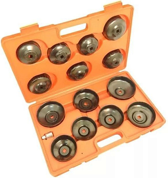 Набор съемников для масляных фильтров 14пр. (крышки) Forsage F-1014-14