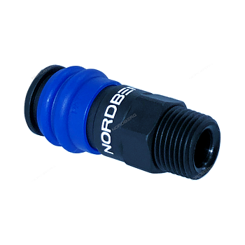 Соединительная розетка композитная с внешней резьбой на 1/2" NORDBERG NKF24
