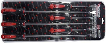 Набор съемников для клипс "вилки" (L500мм-3шт, L250мм-3шт), в блистере Forsage F-04C1024