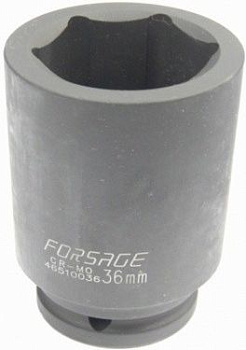 Головка ударная глубокая  30мм (6гр.) 1" Forsage F-48510030