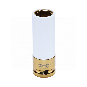 Головка ударная тонкостенная 19мм (6гр.) 1/2" NORDBERG 241-719W
