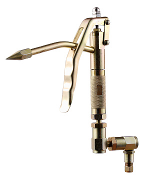 Пистолет для раздачи солидола с жестким носиком KraftWell KRW1784.A