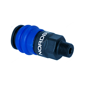 Соединительная розетка композитная с внешней резьбой на 1/4" NORDBERG NKF22
