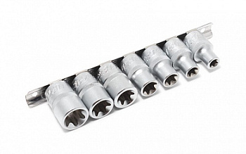 Набор головок 1/2" E-профиль 7 пр. (E10-E22) Forsage F-4073