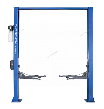 Подъёмник 2-х стоечный с верхней синхронизацией 4 т с электростопора, 380 В NORDBERG N4120H1E-4B_3+2