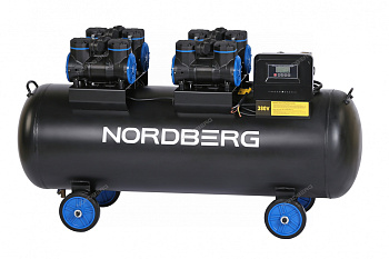 Компрессор поршневой безмасляный, объем 300 л, 1000л/мин, 380В NORDBERG NCEO300/1000