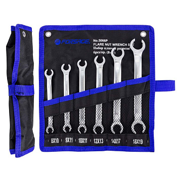 Набор ключей разрезных 6 пр. Forsage F-5066P