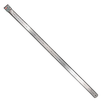 Линейка металлическая измерительная с таблицей перевода 1000мм RockForce RF-5096P100