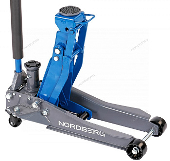 Домкрат подкатной гидравлический 2/3 т. (98-770 мм.) с изменяемой высотой подхвата  NORDBERG N32025