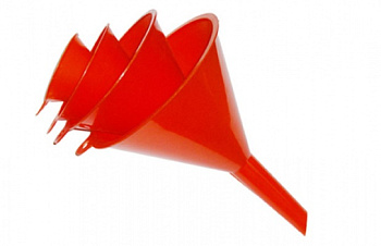 Набор пластиковых воронок 4 шт. (50,75,100,120) LUBEWORKS KF4400