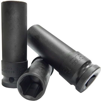 Головка ударная тонкостенная для колесных болтов и гаек 17мм 6гр. (85ммL) 1/2" Forsage F-4458517TH