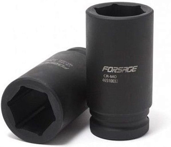 Головка ударная глубокая  42мм (6гр.) 1" Forsage F-48510042