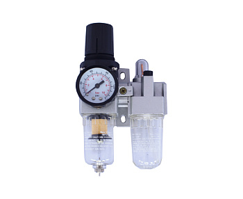 Блок подготовки воздуха (фильтр + регулятор + маслодобавитель)1/4"AUTOMASTER AMP-AFRL-2000
