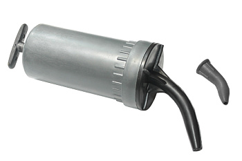 Шприц для заливки масла, 500 мл.(пластик, 2 насадки) AT 40301