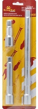 Набор удлинителей 1/2"  3пр.(75, 125, 250мм) на блистере KingTul kraft KT-3021K