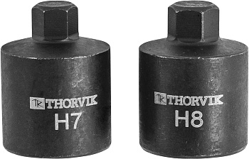 Набор насадок для обслуживания тормозных механизмов 3/8"DR, Н7, Н8 Thorvik ASBS78
