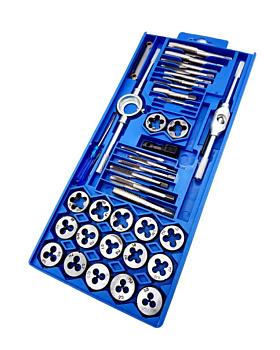 Набор метчиков и плашек 40пр. ТДМ 5429вт