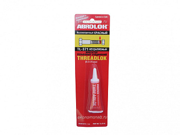 Фиксатор резьбовых соединений красный 6мл. ABRO 371тл