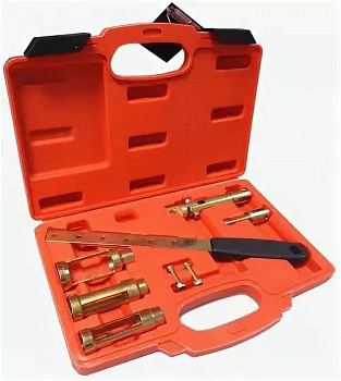 Рассухариватель клапанов 8пр(сменные толкатели: 20, 26, 34мм), в кейсе Forsage F-908G7A