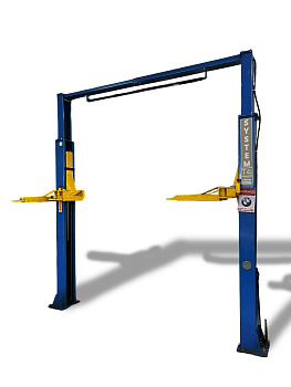 Подъёмник 2-х стоечный с верхней синхронизацией 4 т  стопора на одной колон System4you T4i-1114