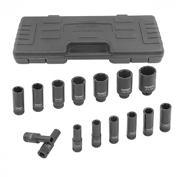 Набор головок ударных 1/2" глубоких 13пр.  (6гр.) FORCEKRAFT FK-4166D-5MPB