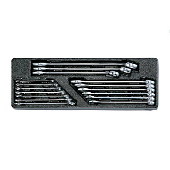 Набор комбинированных ключей в ложементе, 6-24 мм, 16 предметов, HONITON IK-CW10160C