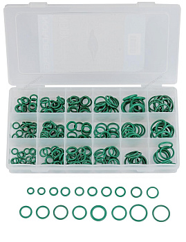 Кольца уплотнительные резиновые маслобензостойкие, 270пр. (для кондиционеров) NORDBERG NFA8K