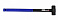 Кувалда 3600г фиберглассовая ручка и резиновая накладка (L-680мм) Forsage F-3148LB24